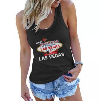 What Happens In Las Vegas Stays In Vegas Cool V2 Women Flowy Tank - Thegiftio UK