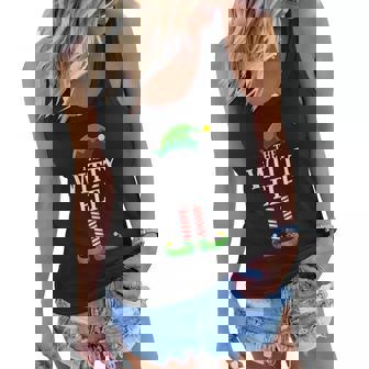 Witty Elf Matching Family Group Christmas Party Women Flowy Tank - Thegiftio