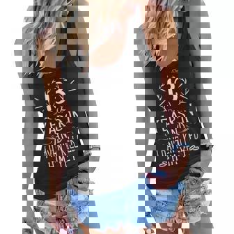 Womens 13Th Wedding Anniversary For Her - 13 Years Marriage Women Flowy Tank | Mazezy