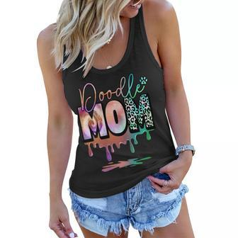Womens Doodle Mom Dog Lovers Goldendoodle Pet Owner Mothers Day Women Flowy Tank - Thegiftio UK