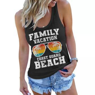 Womens Family Vacation Coast Guard Beach Summer Sunglasses Holiday Women Flowy Tank - Seseable