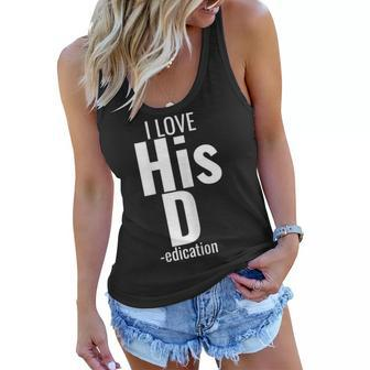 Womens I Love His D- Love Her P- Funny Matching Couples Women Flowy Tank | Mazezy DE