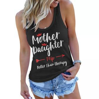 Womens Mother Daughter Trip Weekend Vacation Mom Daughter Travel Women Flowy Tank | Mazezy