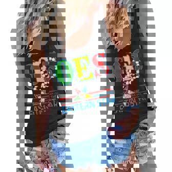 Womens Oes Star Necklace Order Of The Eastern Star Mothers Day Women Flowy Tank - Thegiftio