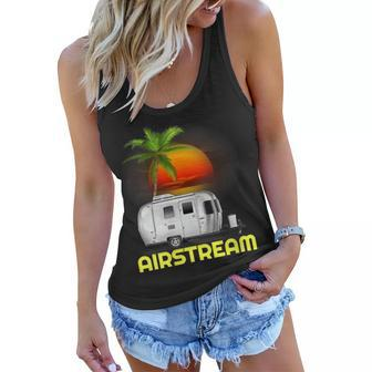 Womens The Perfect For Retro Airstream Camping Trailer Lovers Women Flowy Tank - Seseable