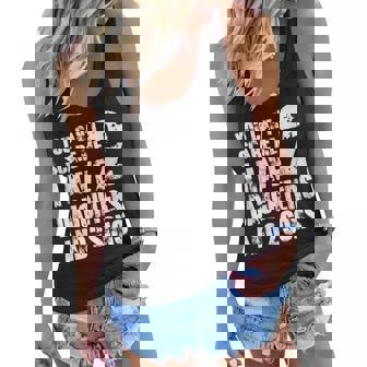 You Can´T Scare Me I Have 2 Daughters And Two Sons Adult Women Flowy Tank | Mazezy