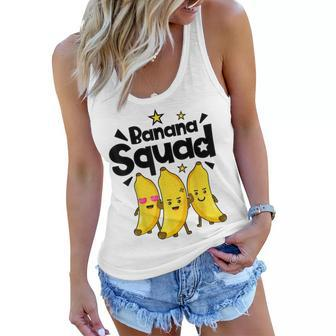 Banana Squad Funny Men Women Boys Vegan Fruit Food Lovers Women Flowy Tank | Mazezy