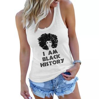 Black History Month Black I Am Black History Women Flowy Tank - Thegiftio UK