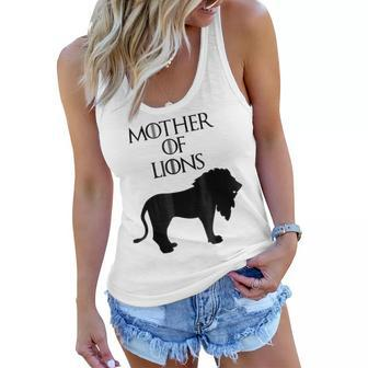 Cute & Unique Black Mother Of Lions E010453 Women Flowy Tank | Mazezy