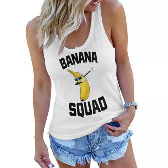Dabbing Banana Squad Funny Yellow Riped Fruit Women Flowy Tank | Mazezy