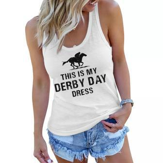 Derby Day 2021 Horse Kentucky This Is My Derby Day Dress Women Flowy Tank | Mazezy