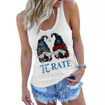 Funny Octopus Pi Day Symbol For Math Teacher Pirate Gnome Women Flowy Tank - Seseable