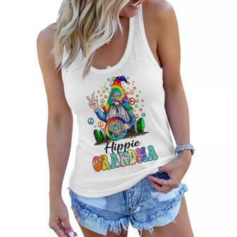 Hippie Grandma Gnome Mothers Day Grandma Gift Women Flowy Tank - Thegiftio UK