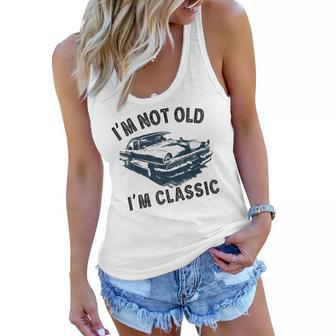 Im Not Old Classic Car Vintage Hot Rod Women Flowy Tank - Thegiftio UK