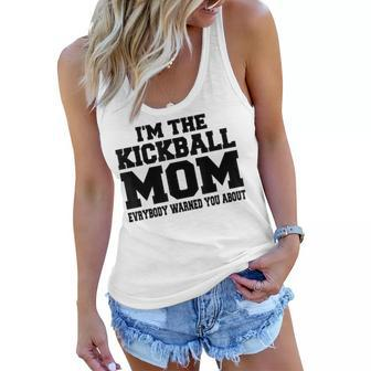 Im The Kickball Mom Funny Sport Women Gift Women Flowy Tank - Seseable