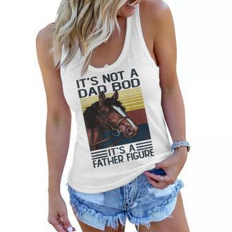 Its Not A Dad Bod Its Father Figure Vintage Horse Women Flowy Tank | Mazezy
