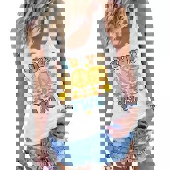 Kids Two Groovy Party Decorations Hippie Groovy Flowers 2Nd Bday Women Flowy Tank | Mazezy