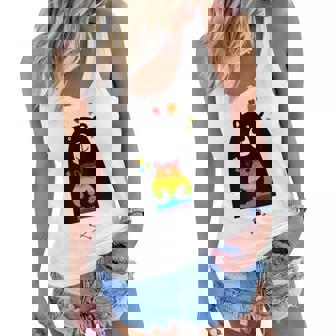 Lgbt Mom Mama Bear Lgbt Lgbtq Lesbian Gay Pride Month Women Flowy Tank | Mazezy