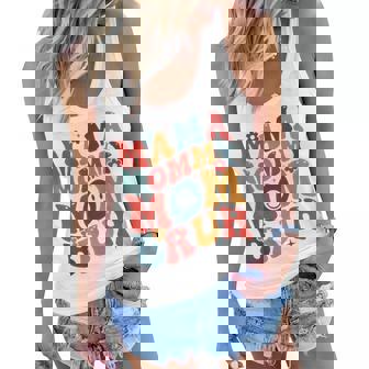 Mama Mommy Mom Bruh Mommy And Me Leopard Tie Dye Mothers Day Women Flowy Tank - Thegiftio