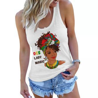 Oes Lady Magic Sister Order Of The Eastern Star Mothers Day Women Flowy Tank - Thegiftio UK
