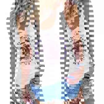 Proud Daughter Of Veteran Military Child Month Quote Purple Women Flowy Tank | Mazezy