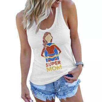Super Mom Women Mothers Day Gift From Son Mommy Mama Women Flowy Tank - Thegiftio UK