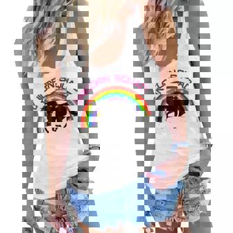 Unicorn Squad Rainbow Cute Funny Unicorn T Women Flowy Tank | Mazezy