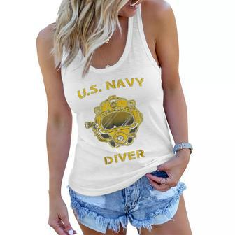 Us Navy Diver Women Flowy Tank - Thegiftio UK