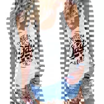 Womens Dad Coming Soon Daddy Again Funny Fathers Day For Daddy Women Flowy Tank - Thegiftio