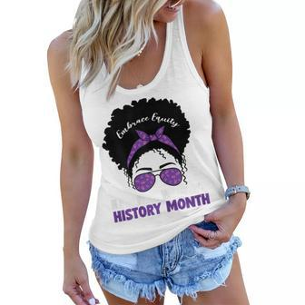 Womens National Womens History Month 2023 Embrace Equity For Women Women Flowy Tank | Mazezy CA