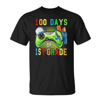 100 Days Of First Grade Level Unlocked 100 Days Of School V2 T-Shirt - Seseable