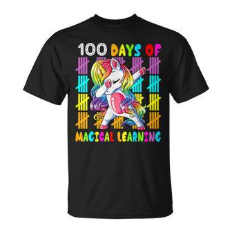 100 Days Of Magical Learning 100Th Day Of School Unicorn Kid V2 T-shirt - Thegiftio