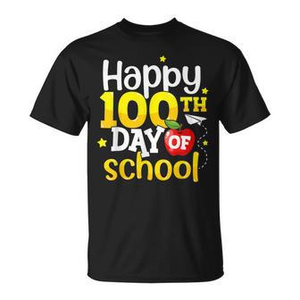100 Days Of School Teachers Kids Girls Boys Happy 100Th Day V8 T-Shirt - Seseable