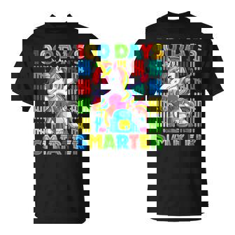 100 Days Smarter Dabbing Unicorn 100 Day Of School Girl Kid T-shirt - Thegiftio UK