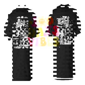 100 Days Vibes Retro Groovy 100 Days Of School Boy Girl V2T-shirt - Seseable