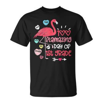 100 Flamazing Days Of 1St Grade Flamingo 100Th Day Teachers V2 T-shirt - Thegiftio UK
