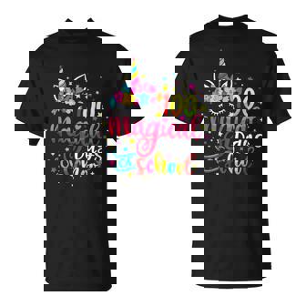 100 Magical Days Of School Unicorn Lover Teachers Kids V2 T-Shirt | Seseable UK