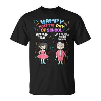 100Th Day Of School When I Am 100 Years Old Girl Kid T-shirt - Seseable