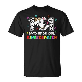 101 Days School Kindergarten Dog 100 Days Smarter Students T-shirt - Thegiftio UK