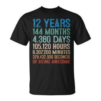 12 Year Old Gift Decorations 12Th Bday Awesome 2011 Birthday Unisex T-Shirt | Mazezy