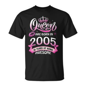 18 Year Old Made In 2005 18Th Birthday For Girl T-shirt - Thegiftio UK