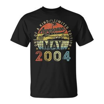 19 Year Old Awesome Since May 2004 19Th Birthday Unisex T-Shirt | Mazezy