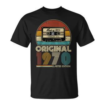 1970 Vintage Geburtstag T-Shirt, Retro Design für Männer und Frauen - Seseable