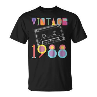 1988 Birthday Gifts 30 Years Old Birthday 30Th Birthday Unisex T-Shirt | Mazezy