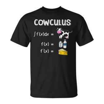 Cowculus Cow Math Nerdy Student Teacher Mathematician Unisex T-Shirt