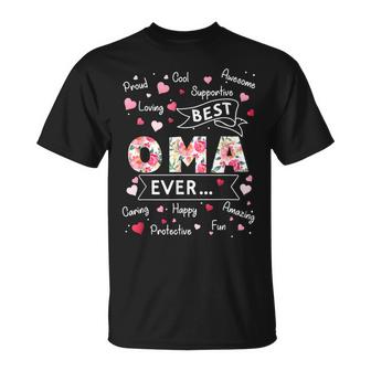 Best Oma Ever Funny First Time Grandma Mothers Day Unisex T-Shirt