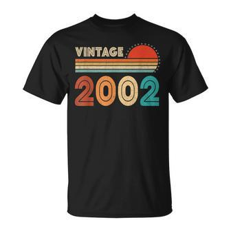 21 Year Old Vintage 2002 Limited Edition 21St Birthday Retro T-Shirt - Seseable