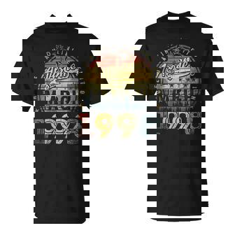 25 Year Old Awesome Since March 1998 25Th Birthday Unisex T-Shirt | Mazezy