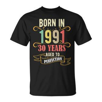 30 Geburtstag Männer All Legends Are Born In März 1991 T-Shirt - Seseable
