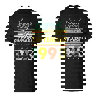 30 Years Old Legend Since September 1993 30Th Birthday T-shirt - Thegiftio